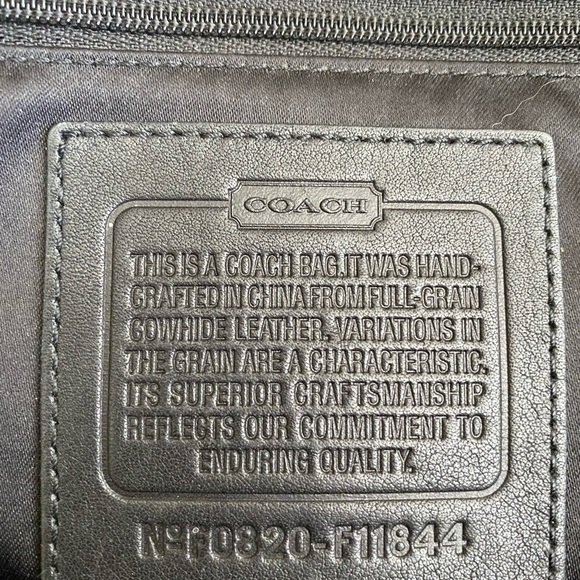 Coach Soho Black Leather Bag F0820-F11844 - Picture 5 of 13